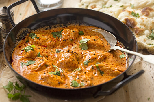 Curry de pollo en mantequilla (Butter Chicken)